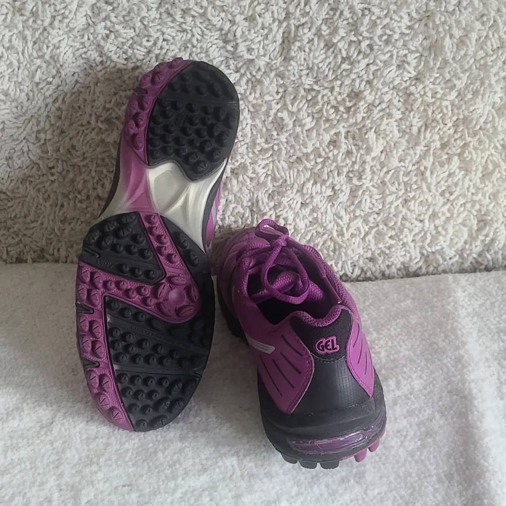 Purple Asics running shoes style P450y - Picture 9 of 10